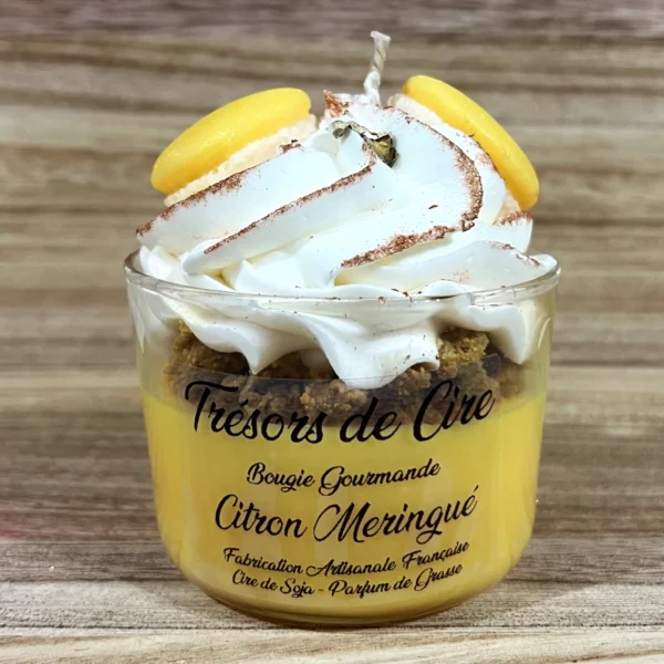 Bougie Gourmande Citron Meringué