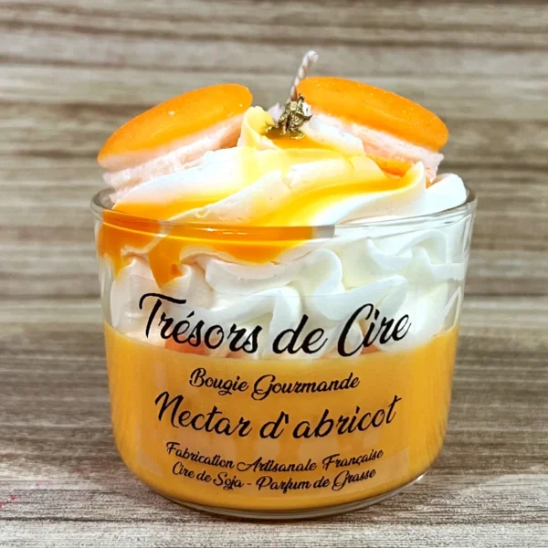 Bougie Gourmande Nectar d'Abricot